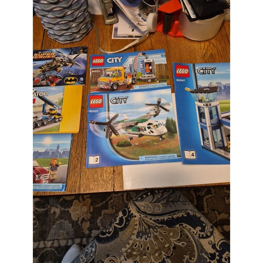 Lot of 11 LEGO BOOKS AND MANUALS ONLY NO Bricks No Figs No Box See Pictures